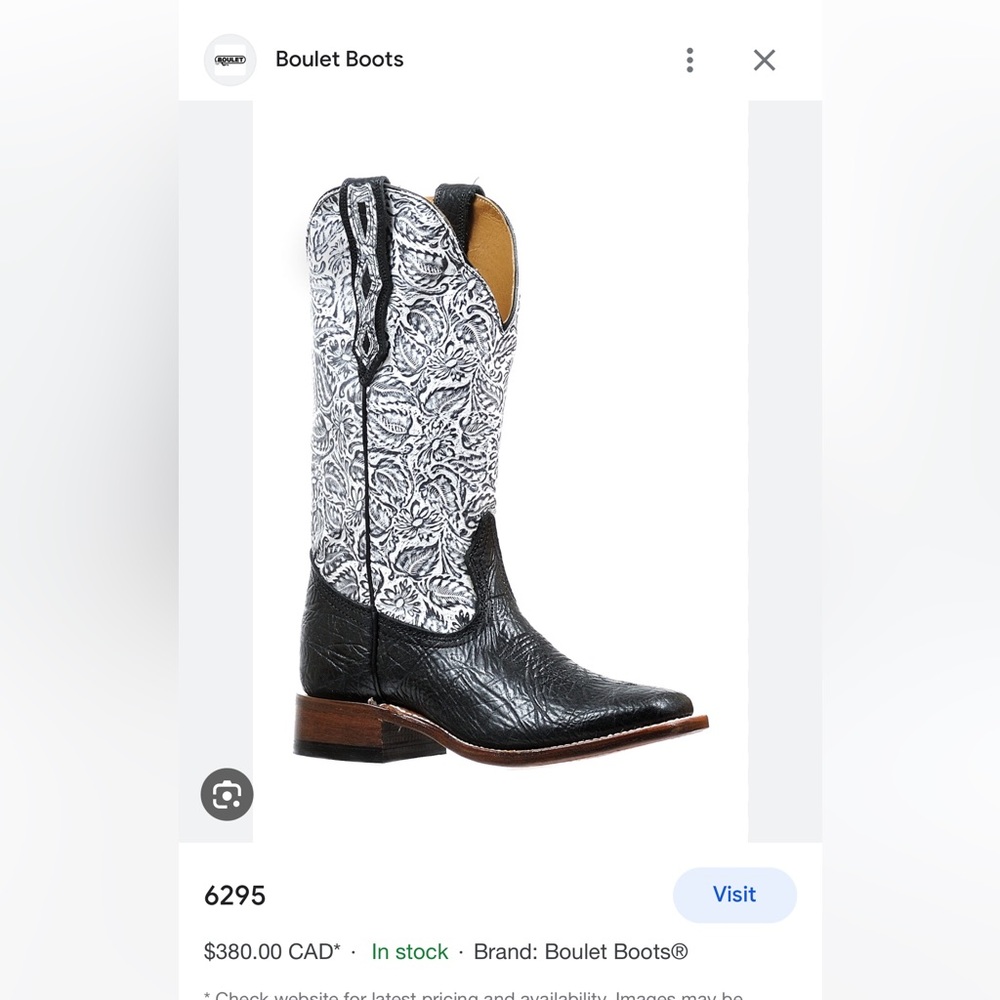 Ladies Boulet Cowboy Boots